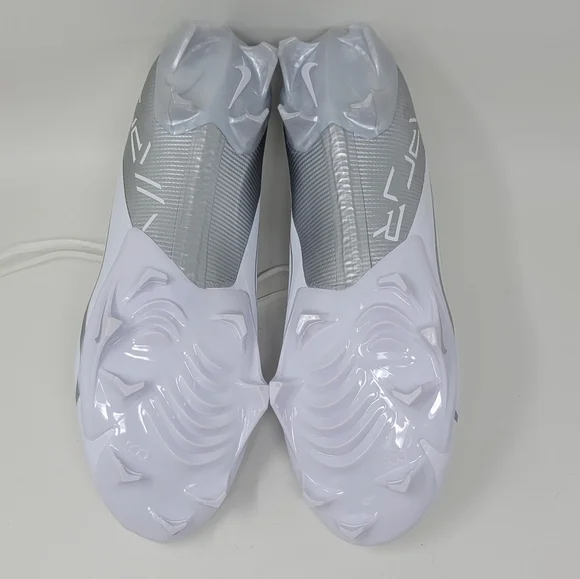 Nike Vapor Edge Pro 360 2 White Silver Cleats DA5456-102 Men's Size 11 New - Picture 8 of 10